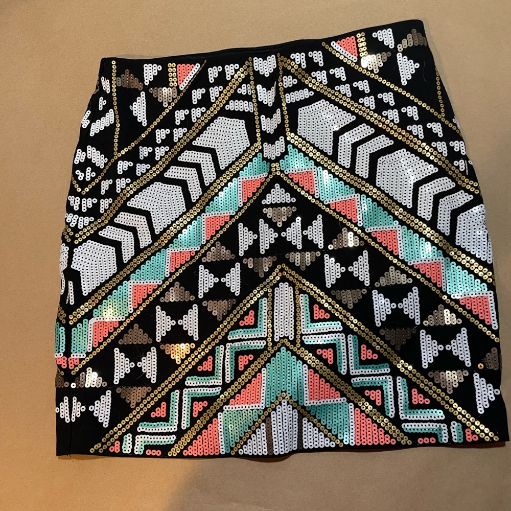 Express women’s sequin skirt XS
